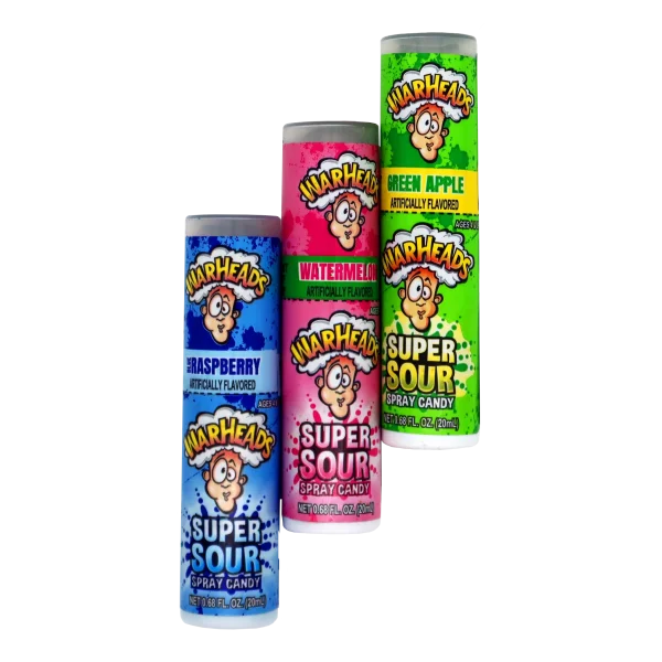 Warheads Super Sour Spray Blue Raspberry 20g